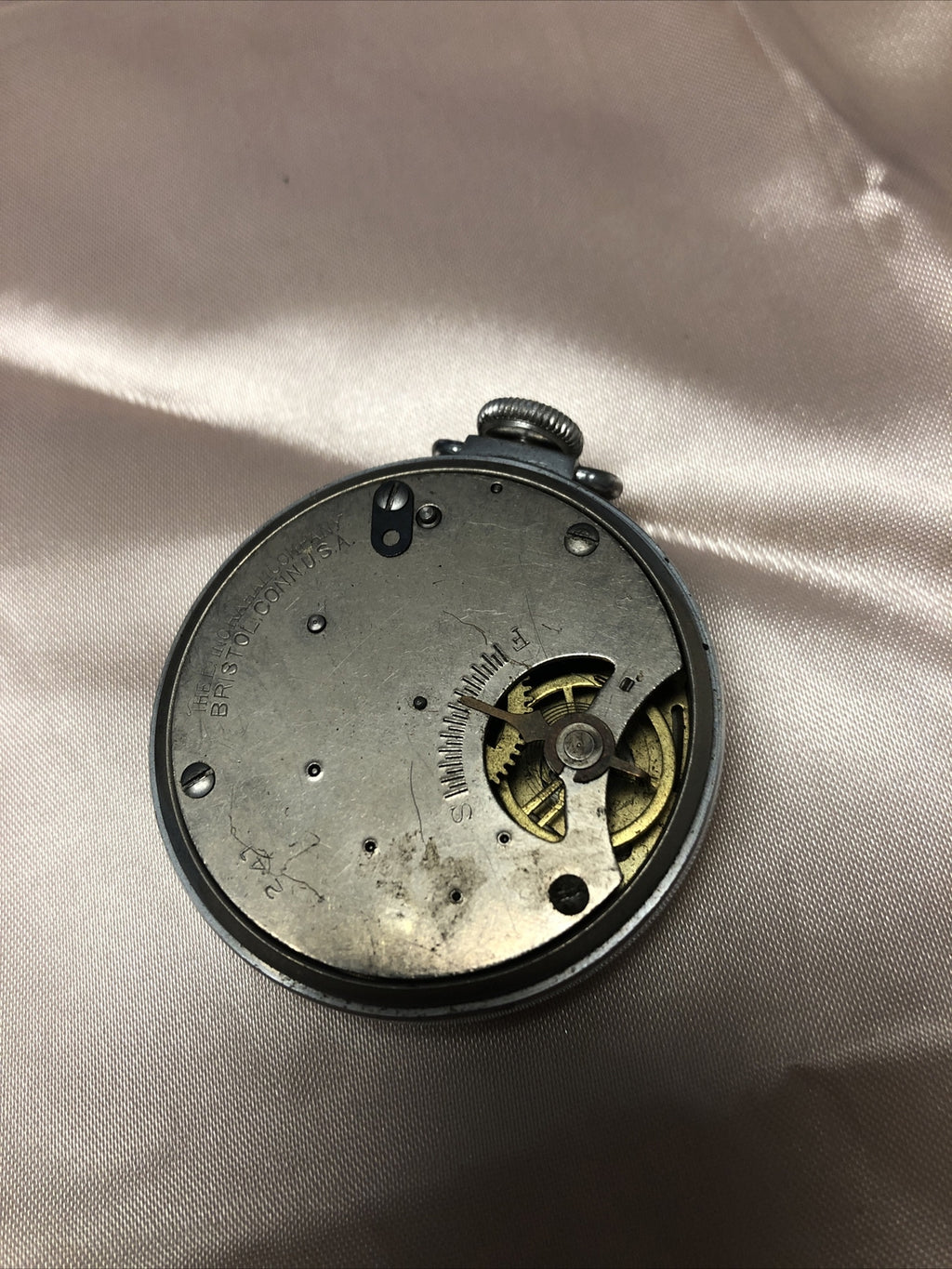 Antique Ingraham Pocket Watch Not Running1