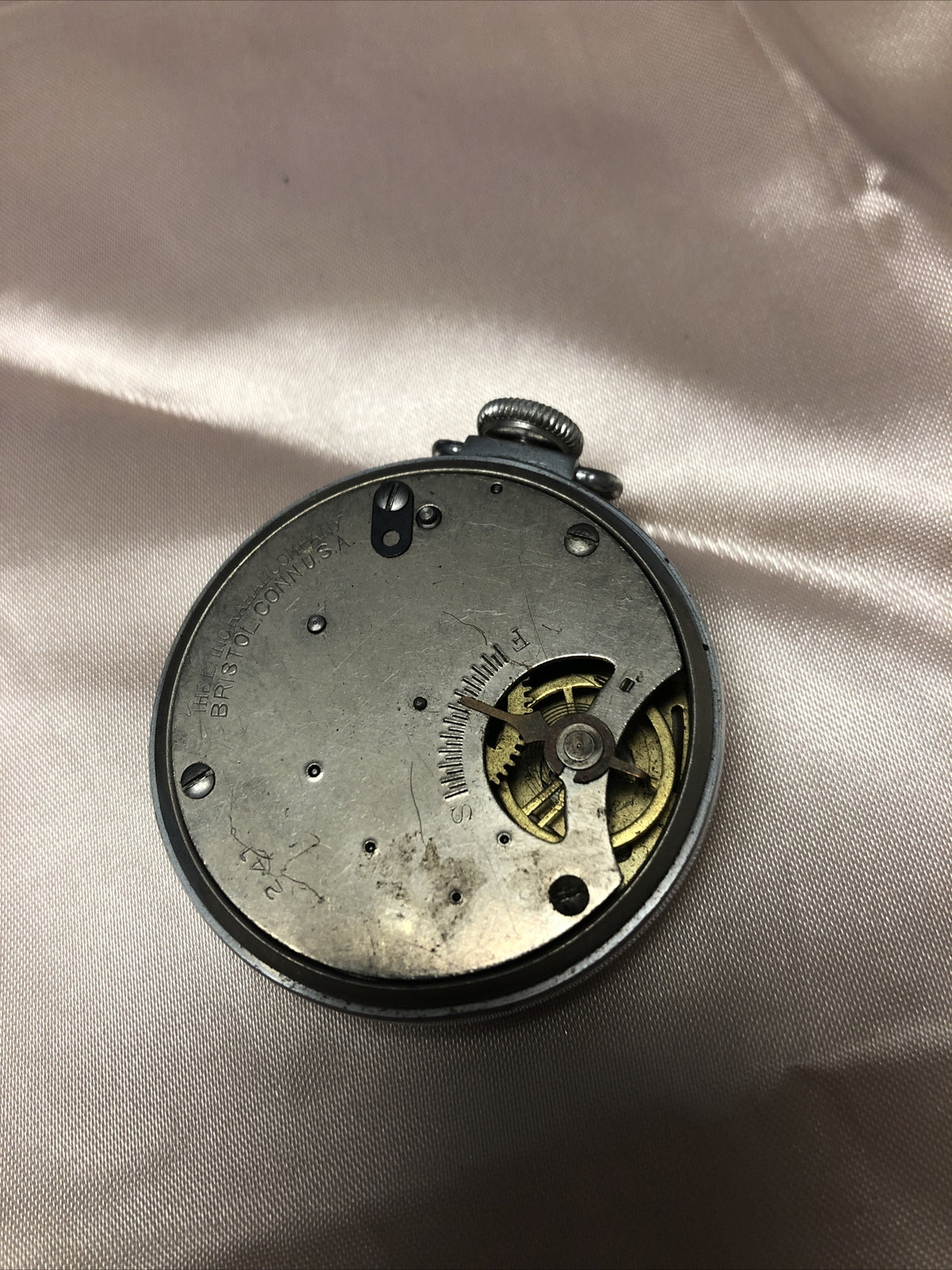 Antique Ingraham Pocket Watch Not Running1