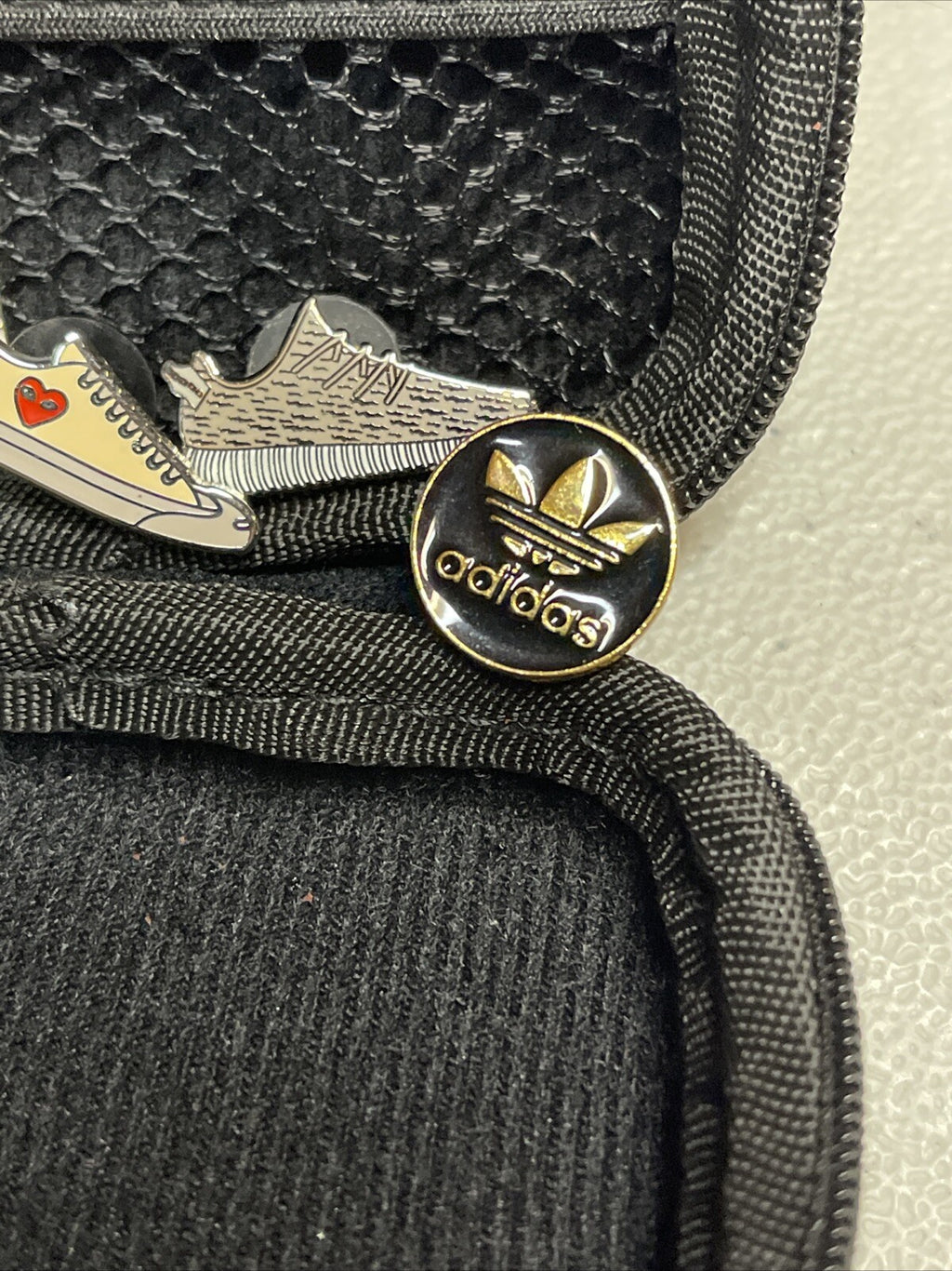 Lot Of 4 Different Adidas Shoe Logo Lapel Enamel Hat Pins Pin Sneakers Yeezy4