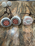 3 Pre-Prohibition Porcelain Beer Bottle Stopper Sacramento Stockton CA0