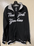 Dynasty New York Yankees Baseball Zip Up Jacket Black and Grey Men Size L0