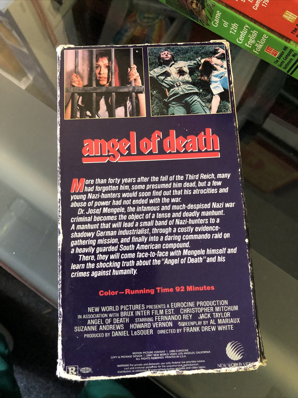 Angel Of Death 1987 Great Film New World Video Action VHS Rare OOP1