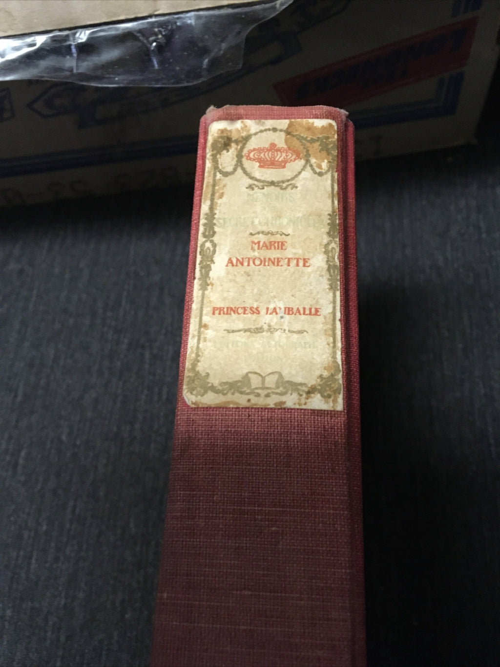Rare Secret Memoirs Of Princess Lamballe MARIE ANTOINETTE VINTAGE Hyde 1901 BOOK2