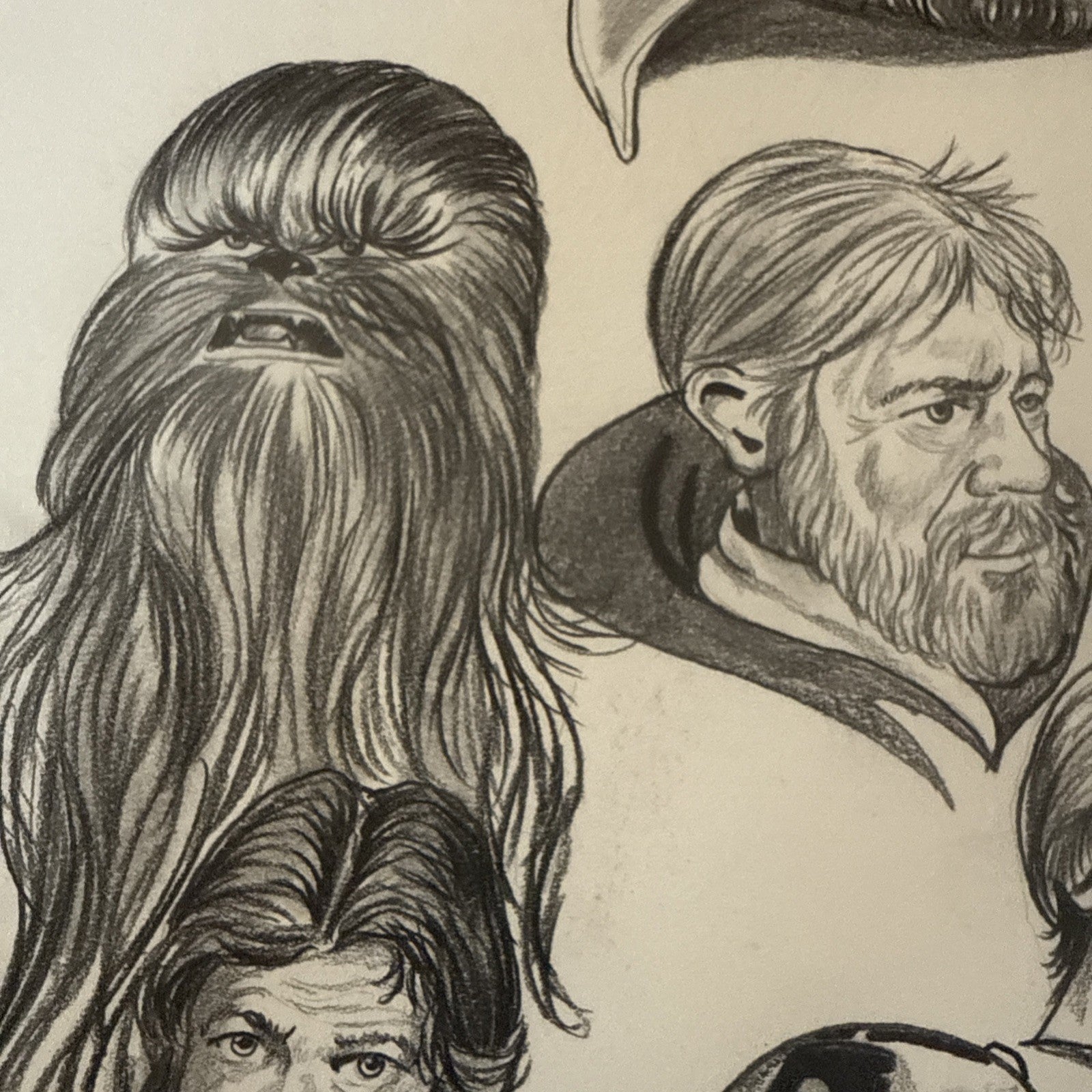 1980 Star Wars ORIGINAL ART SKETCH 1/1 Paul Madden For Gary Kurtz Producer3