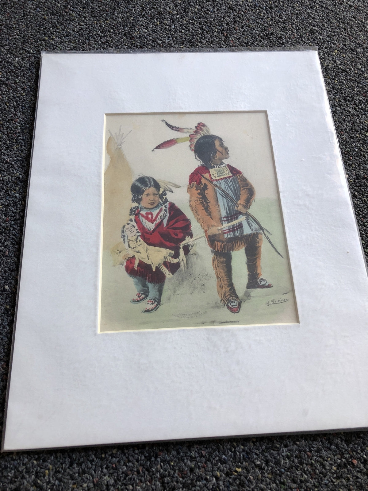 Artist Signed M Greiner 14”X11” SEALED0
