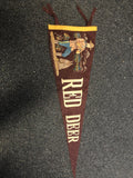 Vintage Red Deer Canada Felt Pennant0