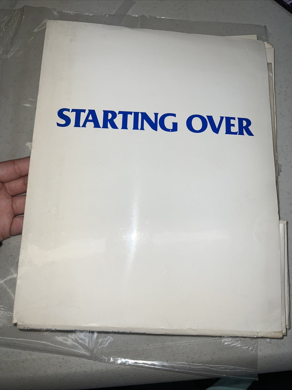 Vintage 1979 Starting Over Film Memorabilia Folder Paramount Studios 6