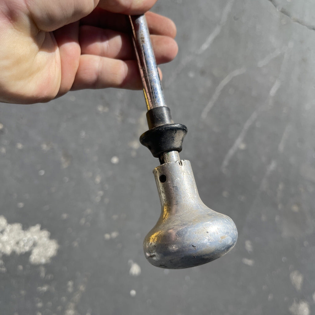 VTG 50s 60s Shift Knob Aluminum Hot Rod  Shifter Handle Linkage3
