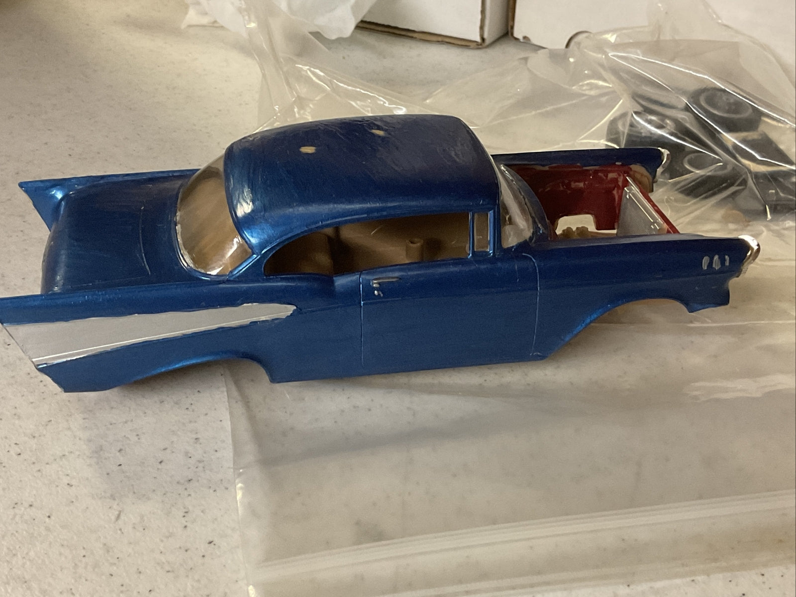 Vintage model car junkyard F/C Restoration Lot 57 TBird, Ford7