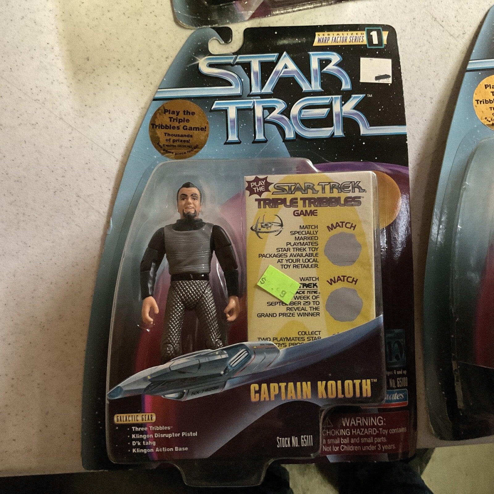 Star Trek Deep Space Warp Factor Series 1 Lot Constable Odo, Dr Bashir, Cap. K2