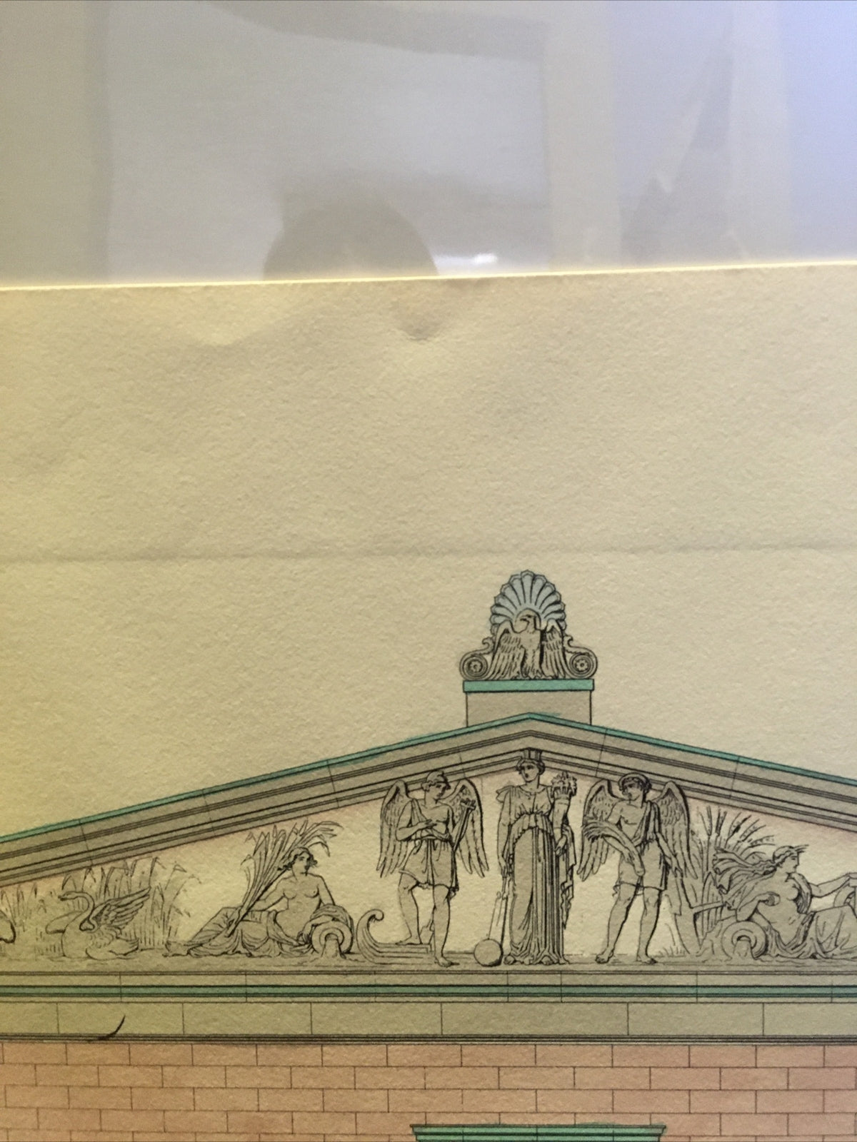 Architecture Art G.F. Thiele Colored Etching "Facade De Magazin Gebaeudes”5