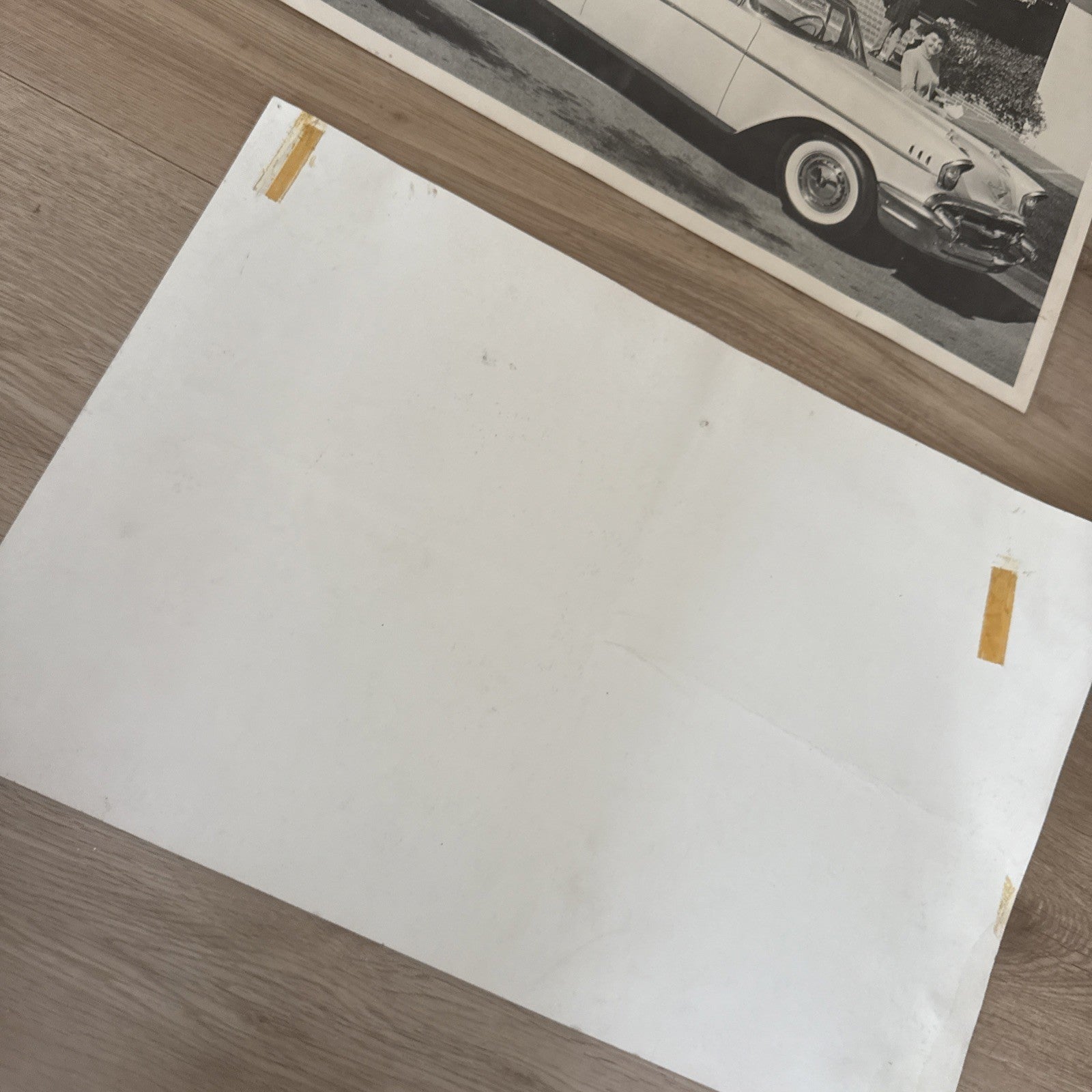 2 Original 1956 Chevy Car Official Dealership Promo Photographs13