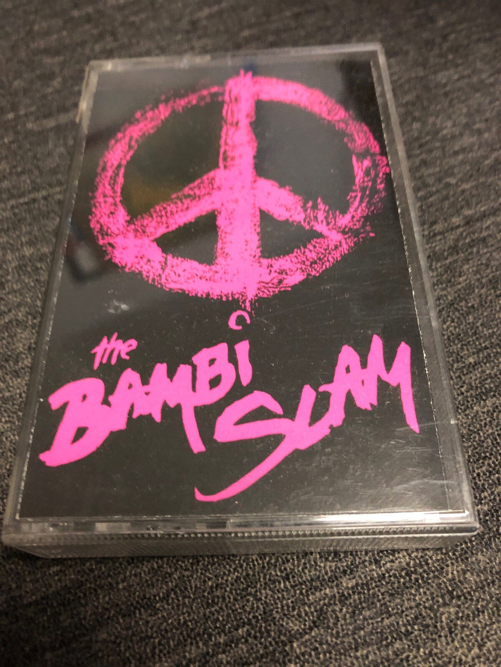 THE BAMBI SLAM S/T Cassette Tape 1988 Alternative Rock Punk Blanco Y Negro0