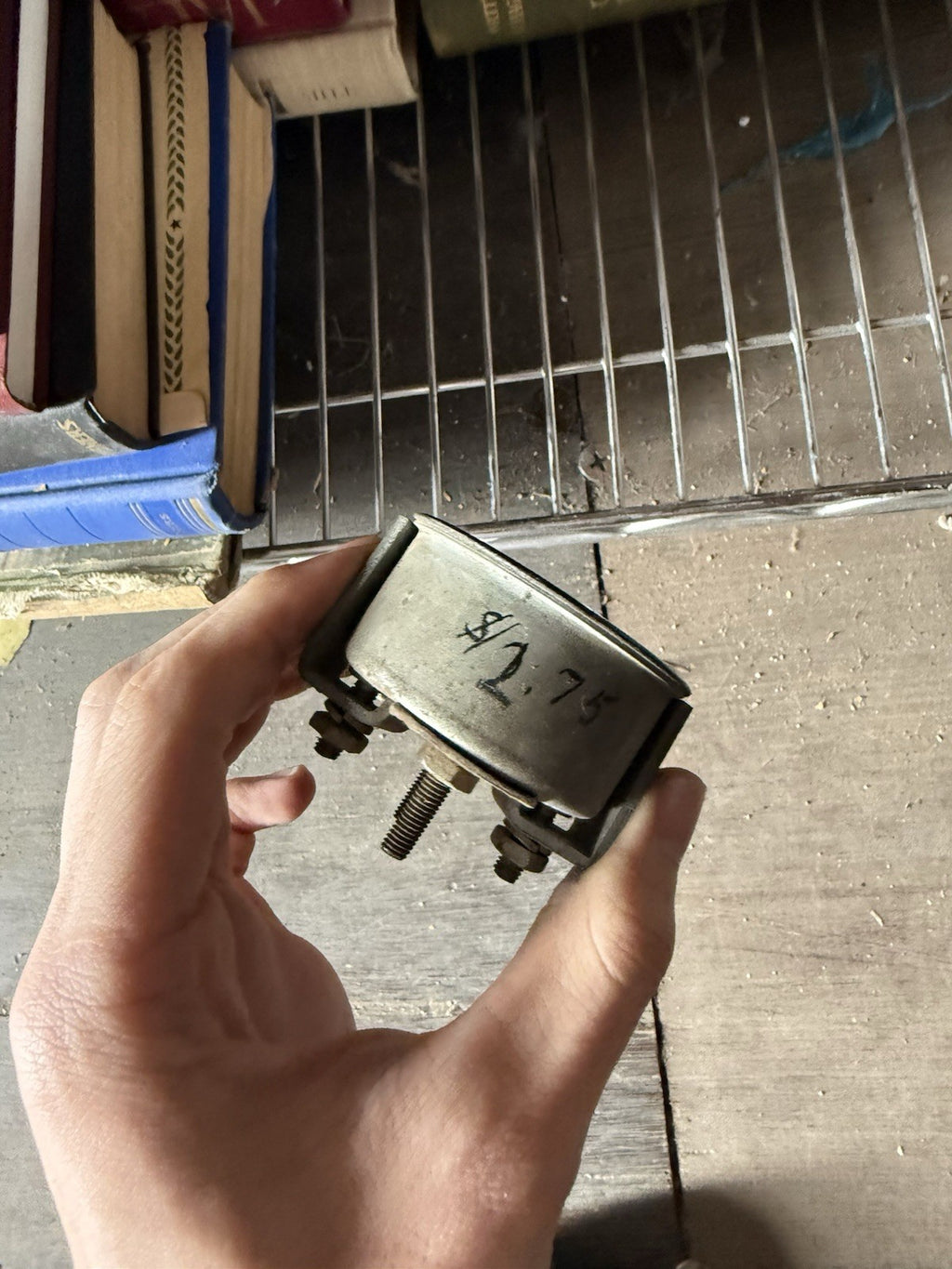 Vintage 20-0-20 Ammeter Amp Gauge - Tulip Needle - Tractor Hot Rod Aircraft4