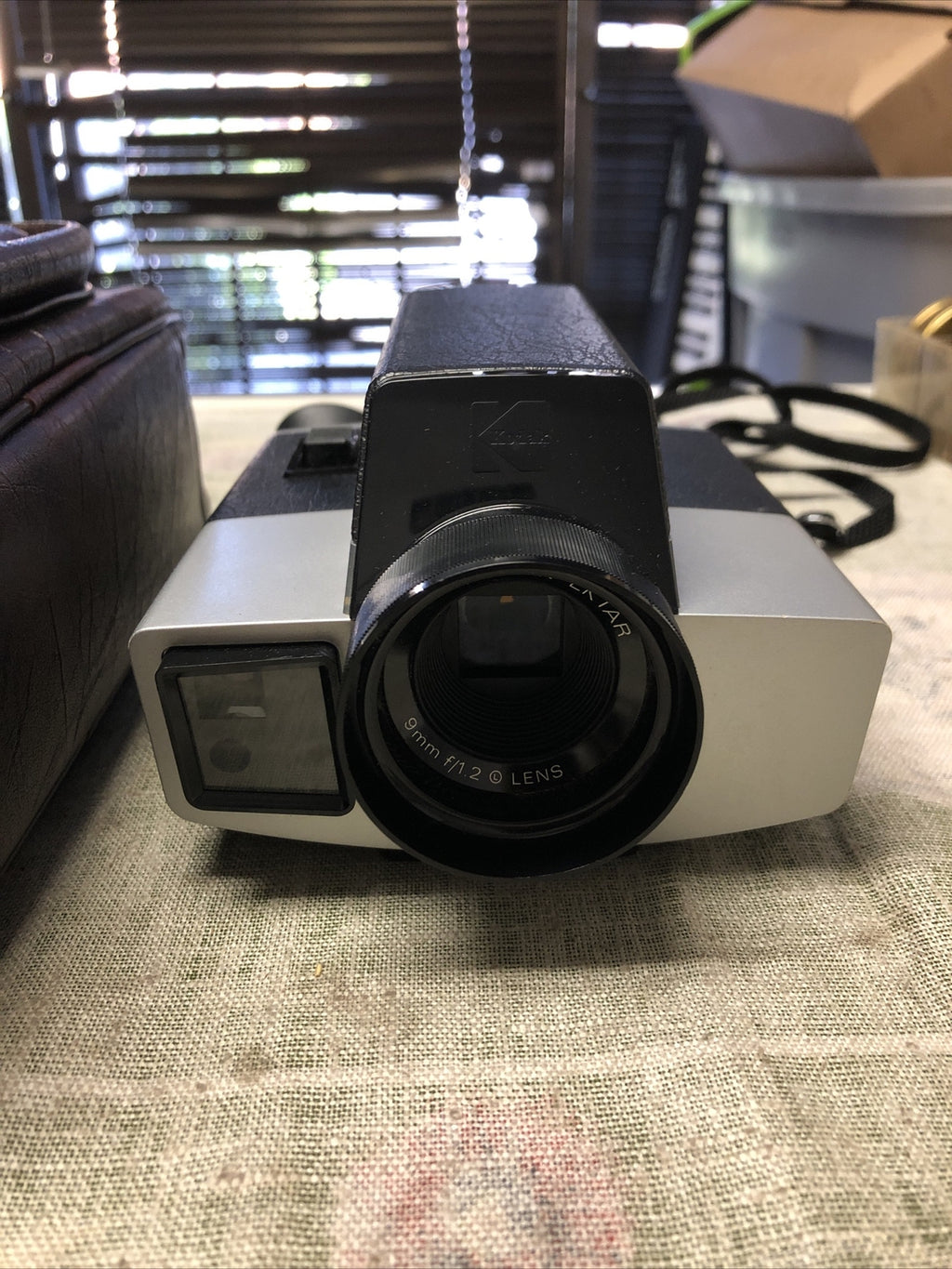 Vintage Kodak Movie Camera Kodak Ektar 9mm With Bag1