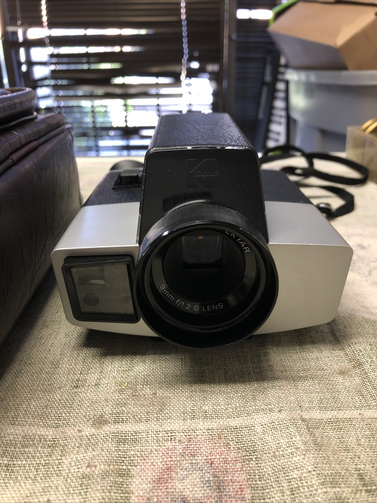 Vintage Kodak Movie Camera Kodak Ektar 9mm With Bag1