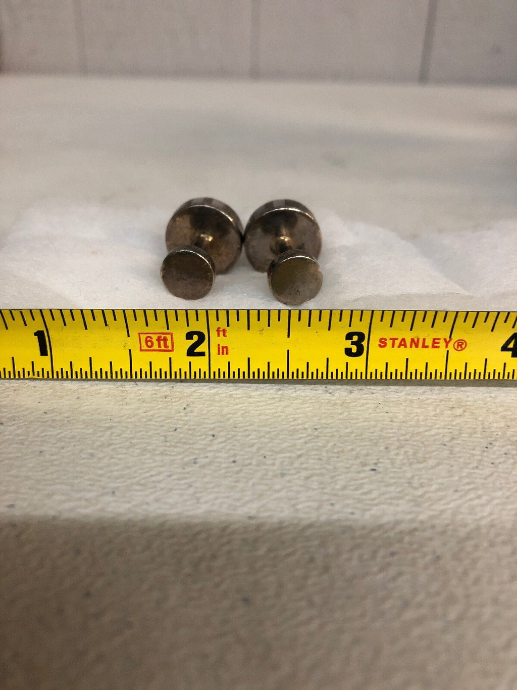 Silver Cufflinks with Pearl Inlay1