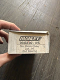 NOS Manley SBC Small Block Chevy Large Journal Rod Bearings Set 30468 .0010