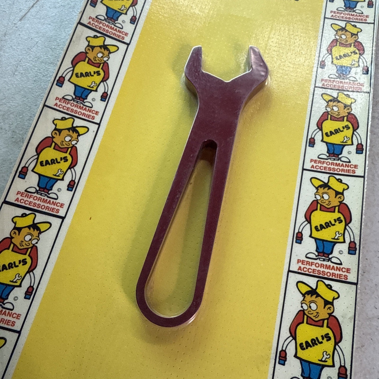 Earl’s 230412 AN Fitting Wrench – Red Aluminum Line Wrench NOS Sealed3
