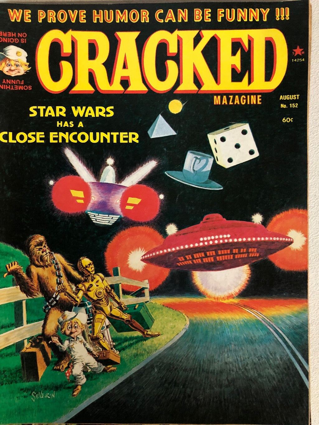 VINTAGE CRACKED MAGAZINE NO. 152, And Space Wars 1977 Lot Of 20