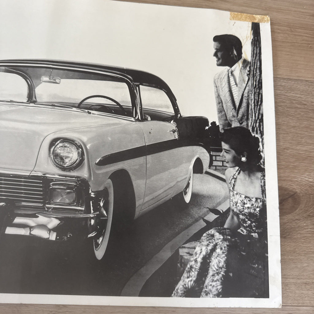 2 Original 1956 Chevy Car Official Dealership Promo Photographs3