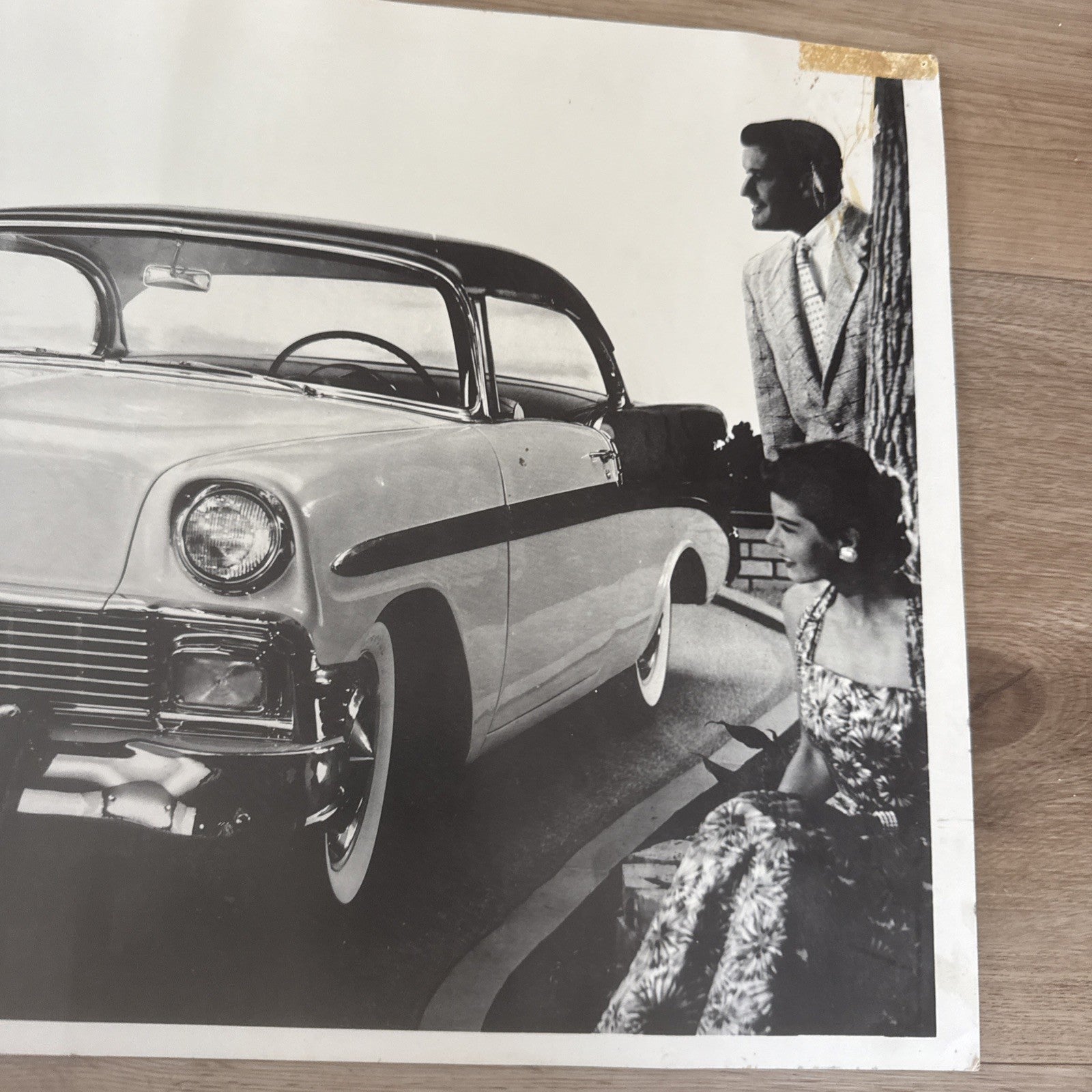 2 Original 1956 Chevy Car Official Dealership Promo Photographs3