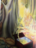 Wall Art Oil Painting Print Surrealist Fishes Women Desert Frida Kahlo Style0