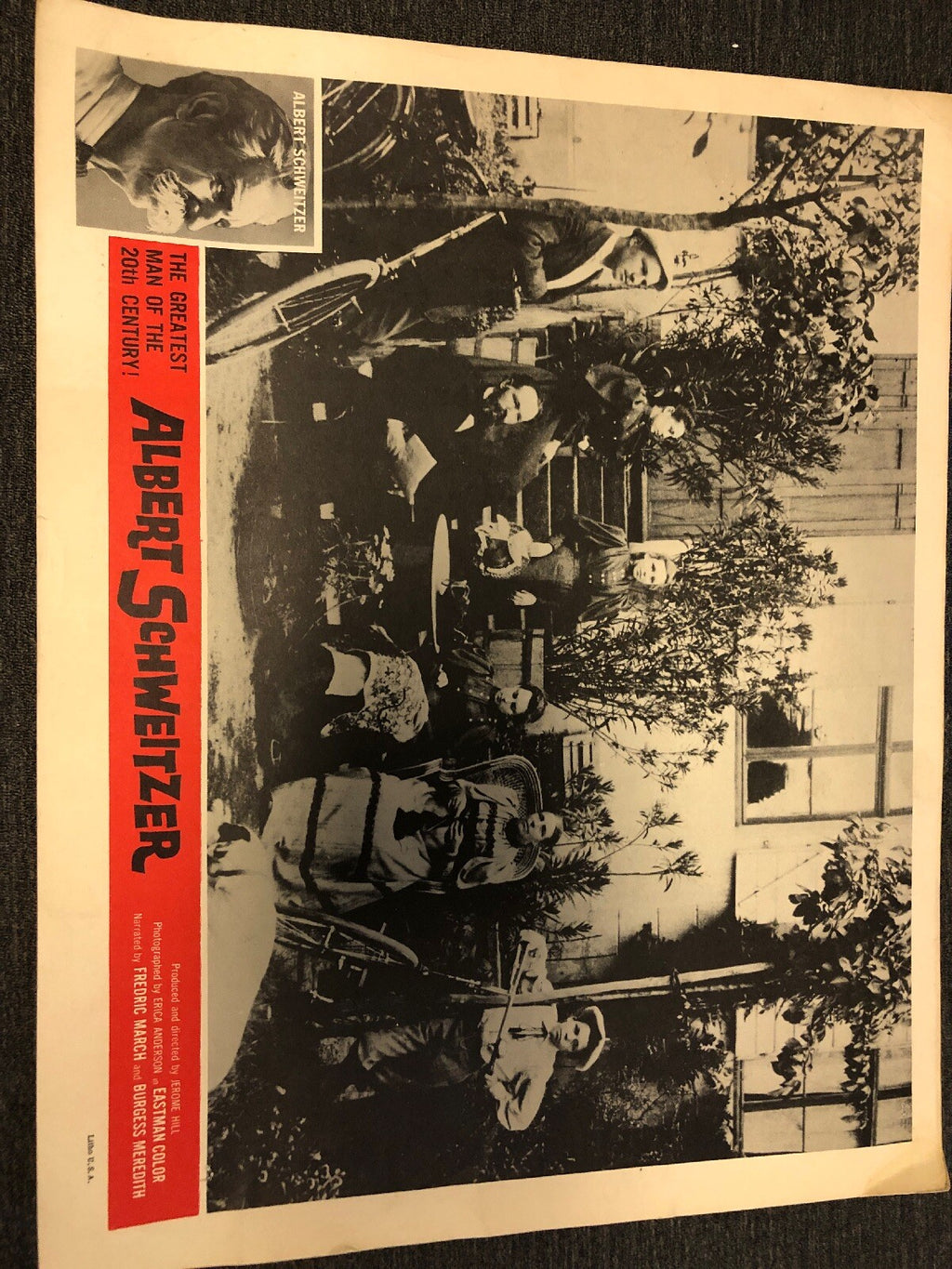 VTG Albert Schweitzer's Jerome Hill Erica Anderson Eastman Color Fredric March0