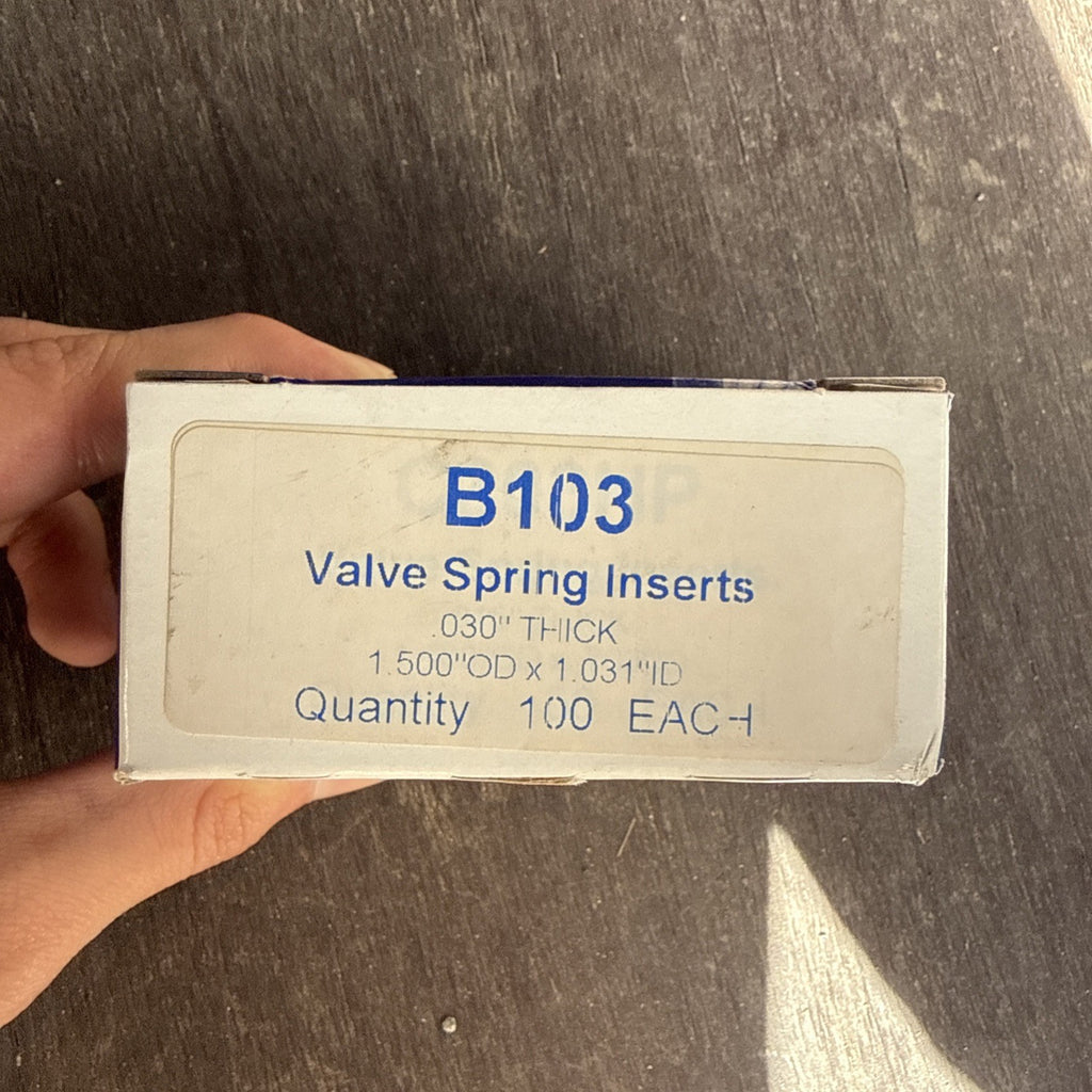 B103 Valve Spring Inserts Shims .030 Thick 1.500" OD x 1.031" ID -Not Pull Pack!0