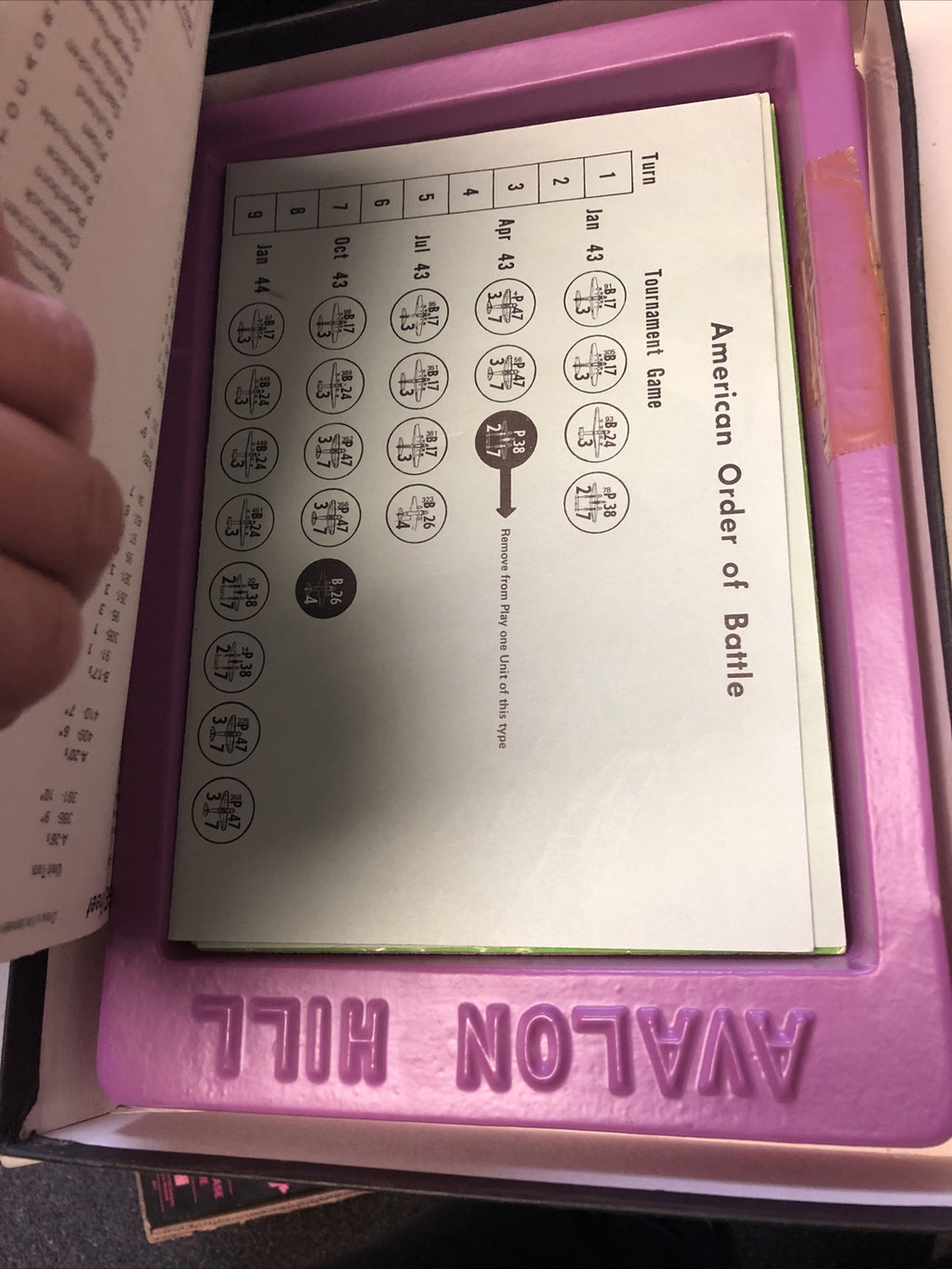 Vintage Luftwaffe combat Game by Avalon Hill (1970)5
