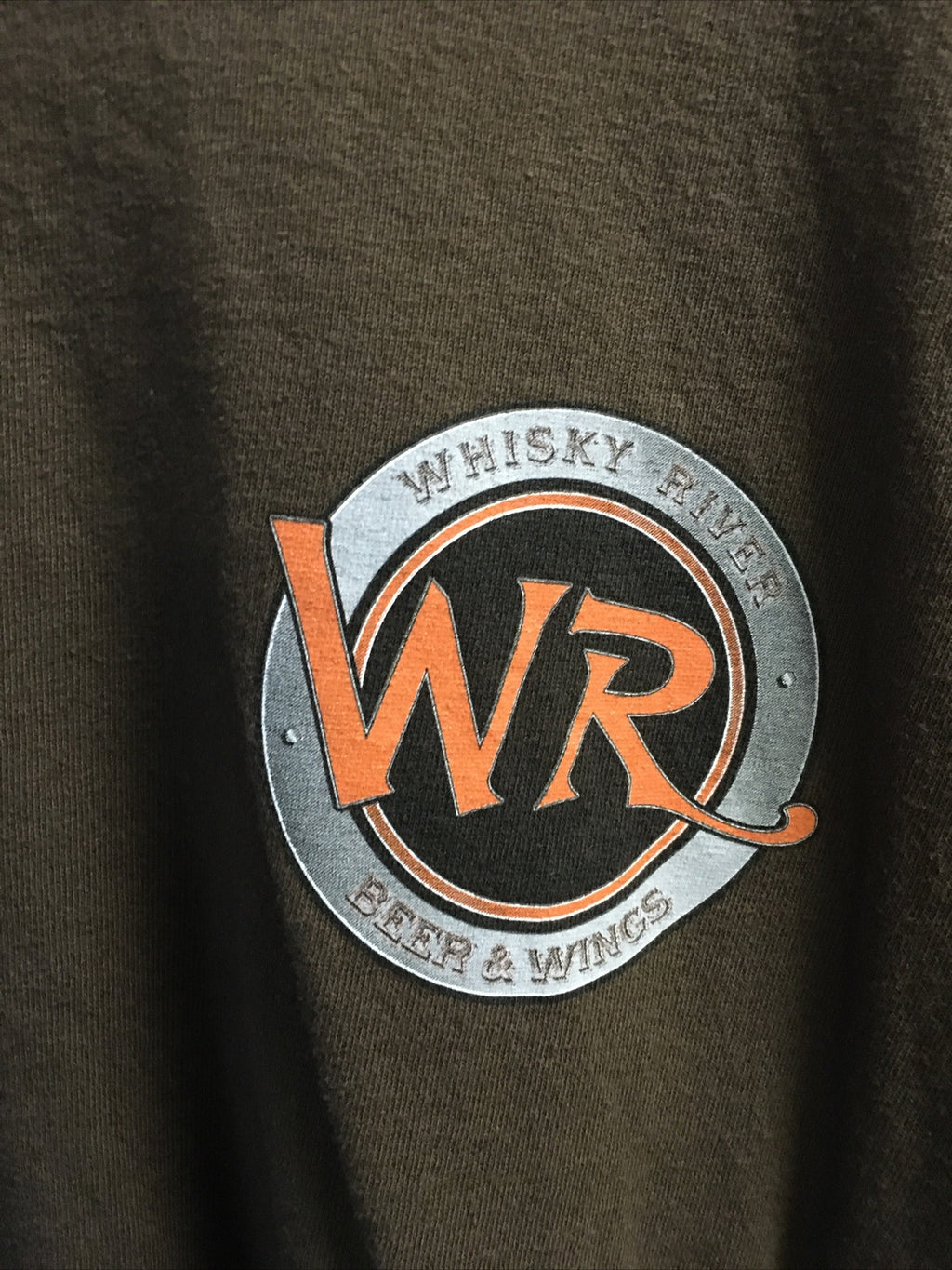 Brown Whiskey River Beer And Wings T SHIRT Rock N Roll Outlaw Cowboy1