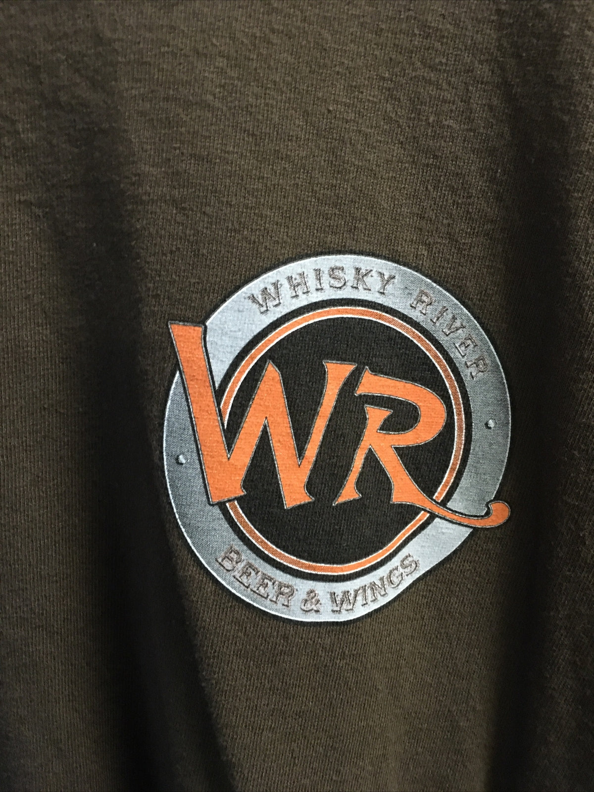 Brown Whiskey River Beer And Wings T SHIRT Rock N Roll Outlaw Cowboy1