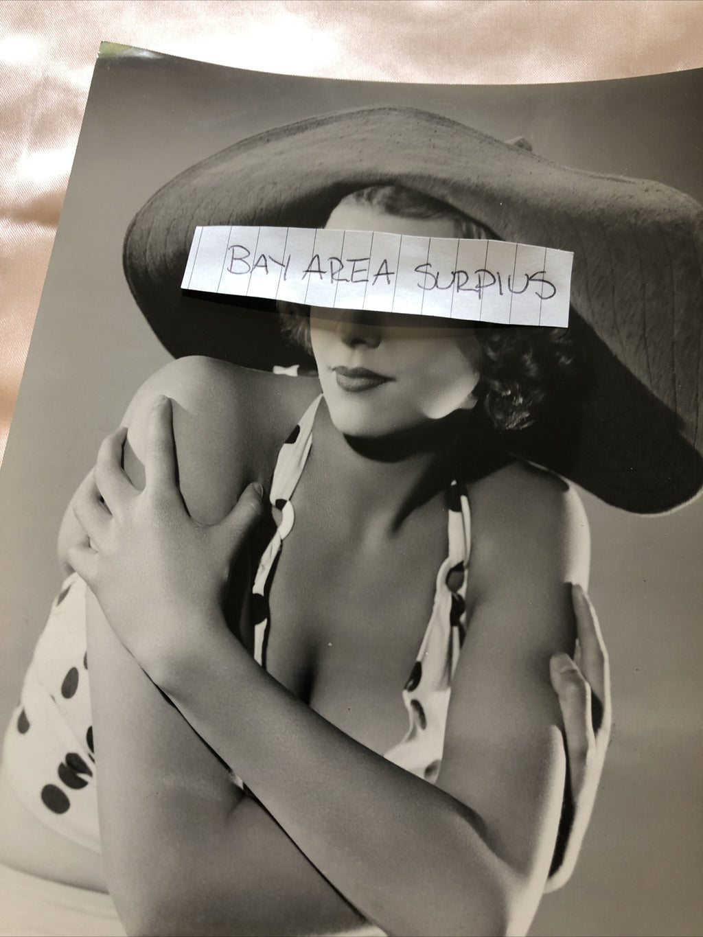 Rare Original Unpublished Photo Of Kathryn Marlowe Black/White 8.5”x6.5”3