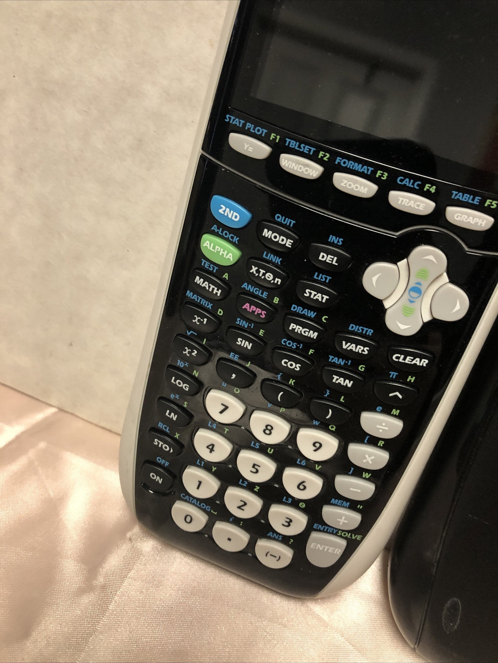 Texas Instruments TI-84 Plus C Silver Edition Graphing Calculator W/ Cover Case2