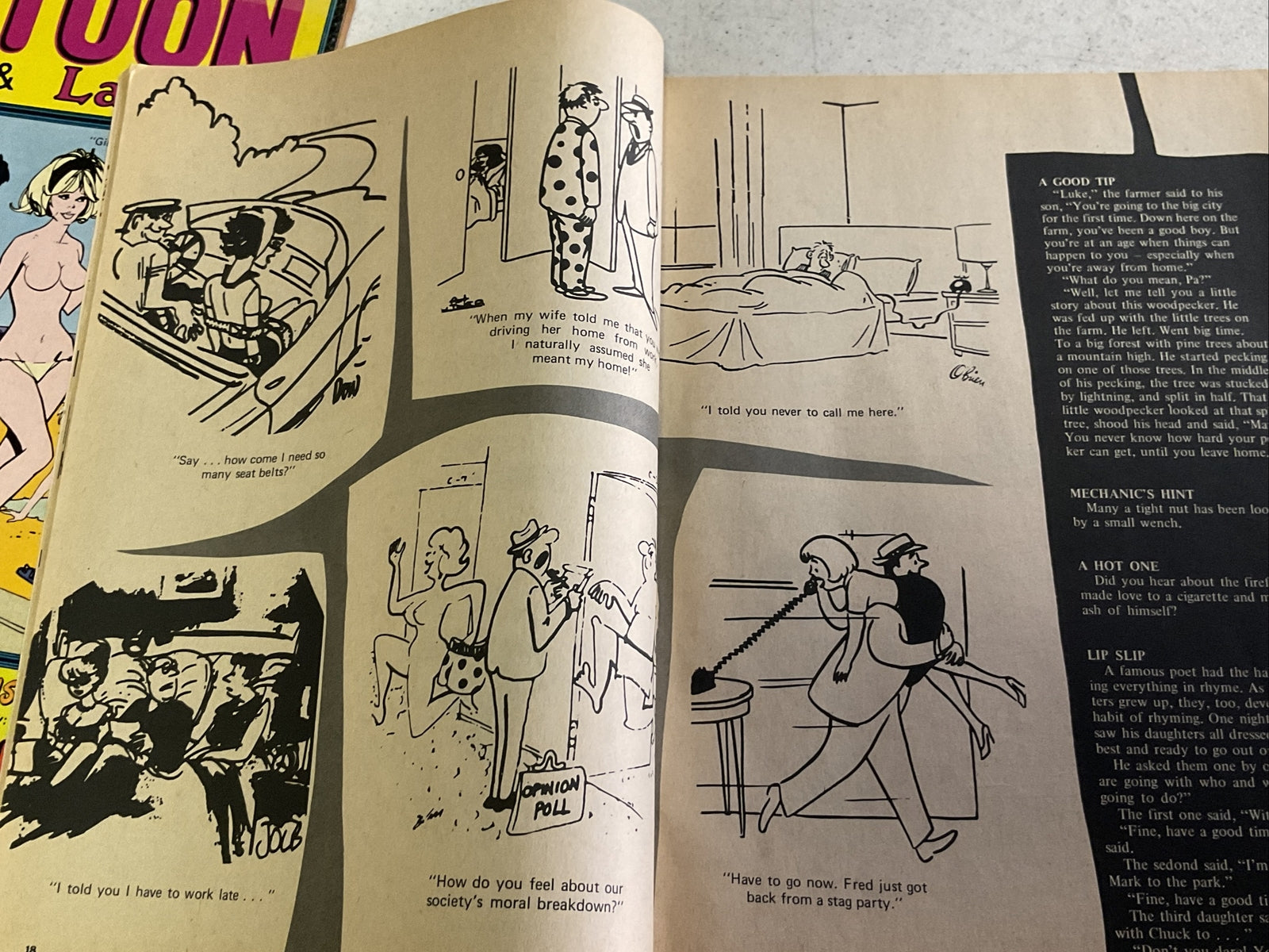 Vintage Curtis Cartoon Laughs  -  Adult Cartoon Humour Magazine Lot Of 27