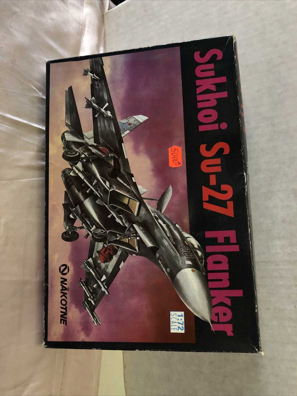 Vintage NAKOTNE 1/72 Sukhoi Su-27 Flanker Plastic Model Kit0