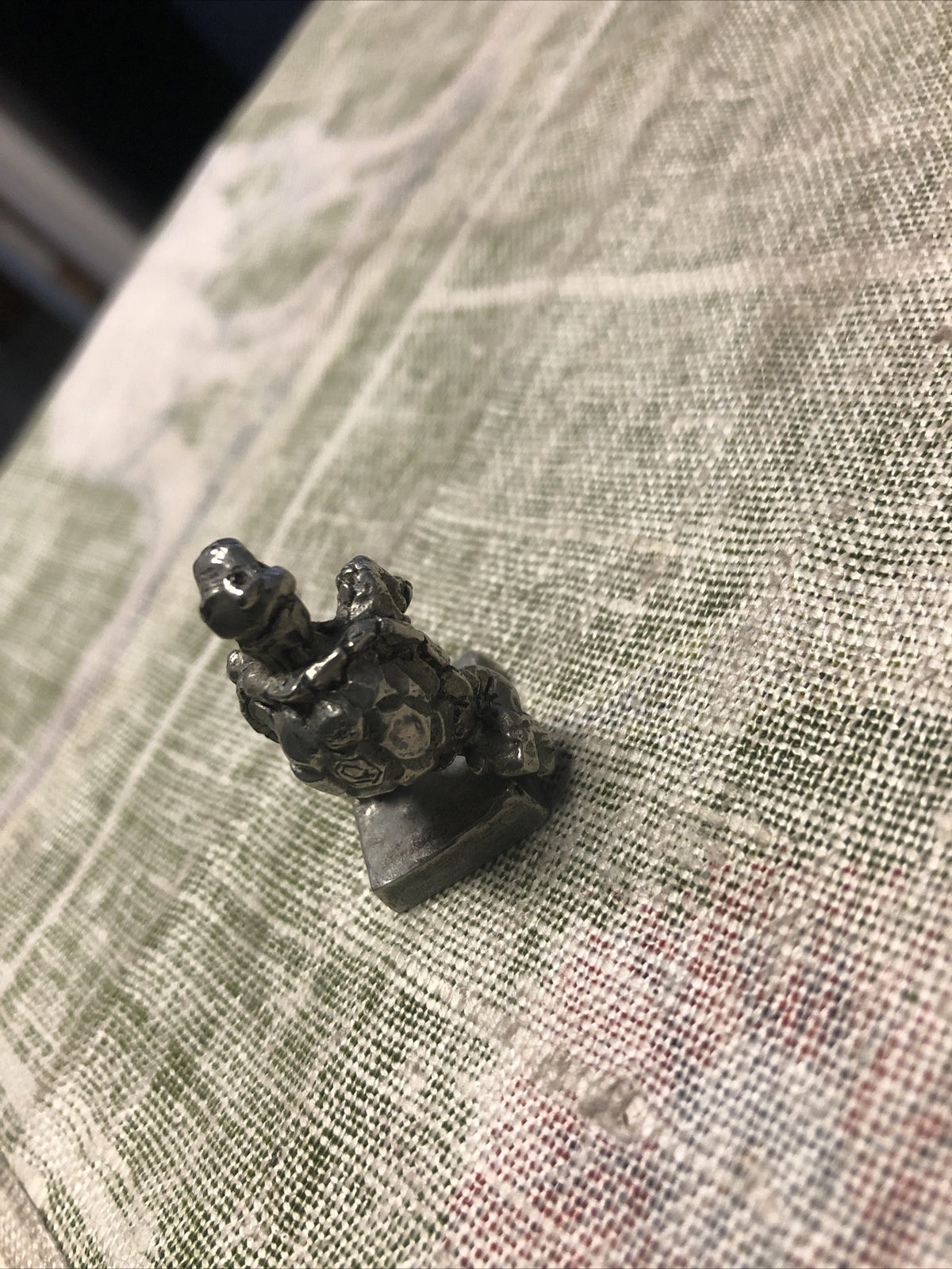 Vintage 1981 Mini Skating Turtle Figure2