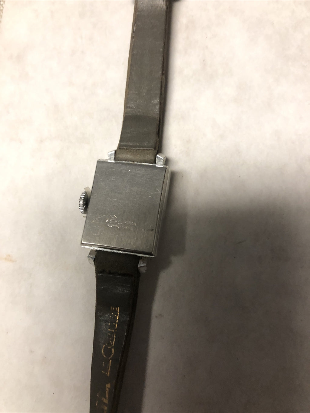 Vintage Timed Watch Green Band Lady’s Watch Not Running4