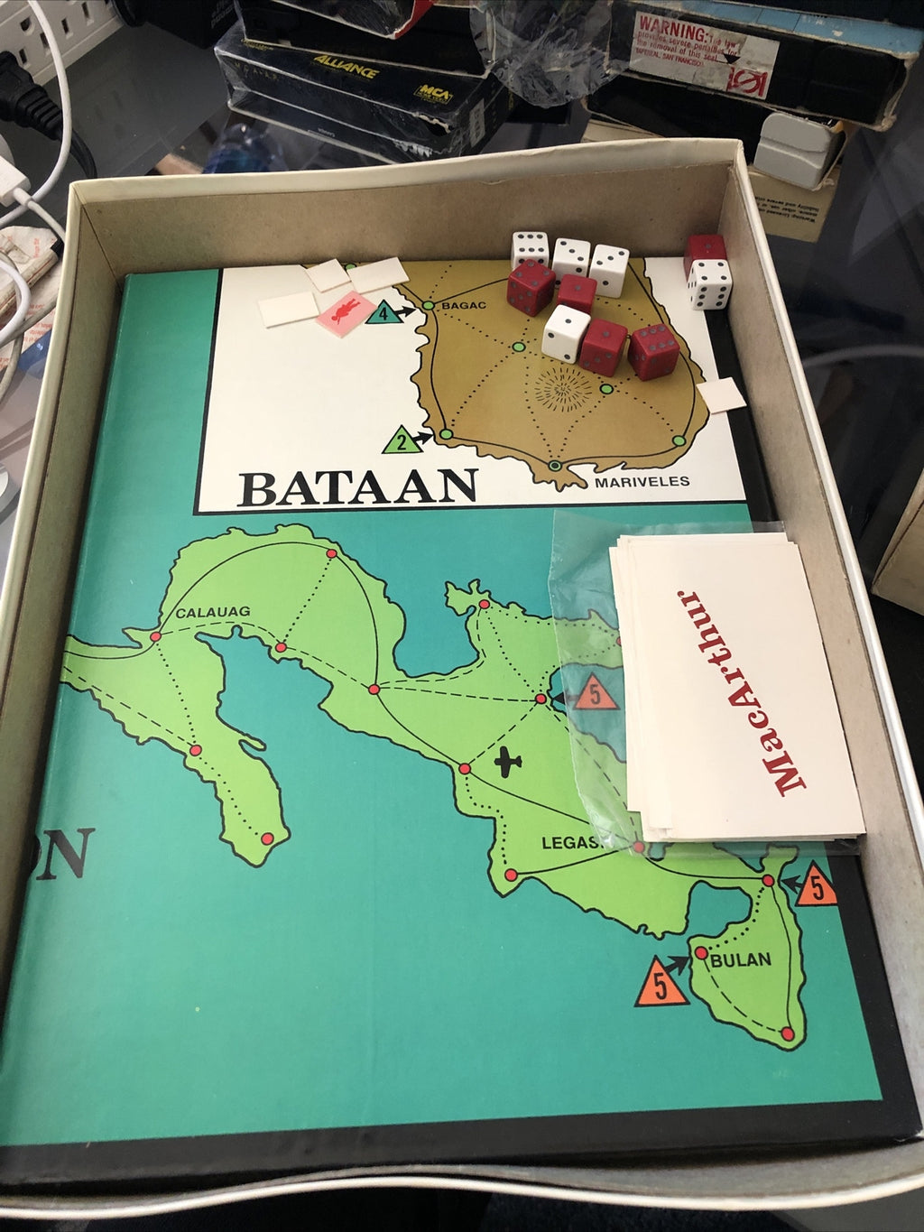 Major Campaigns of General Douglas MacArthur Board Game 1974 RGI Library Edition2