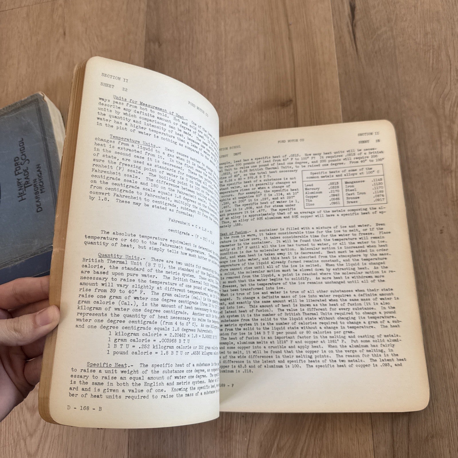 Vintage 1930s Ford Apprentice School Metallurgy & Metallography Manual Book7