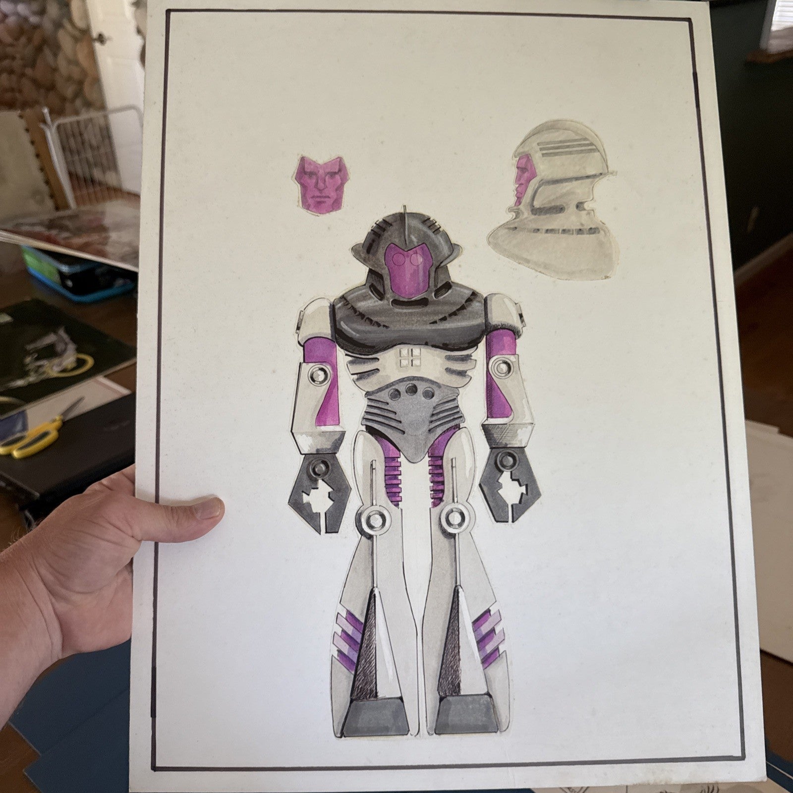 Vintage 1980s Golden Girl Guardians Of The Gemstones Concept Art 14 Pcs Drawings8