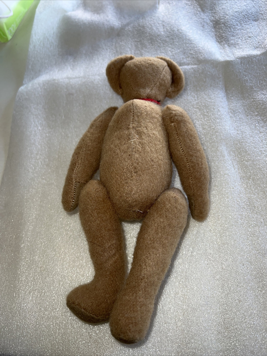 Cute Hand Made Vintage Bear 9” Steiff Style Felt6
