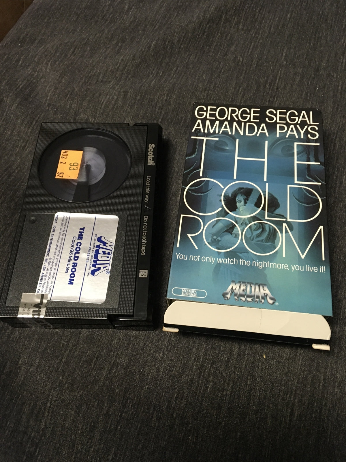 Vintage The Cold Room George Segal Beta Not Vhs 1984 Media English3