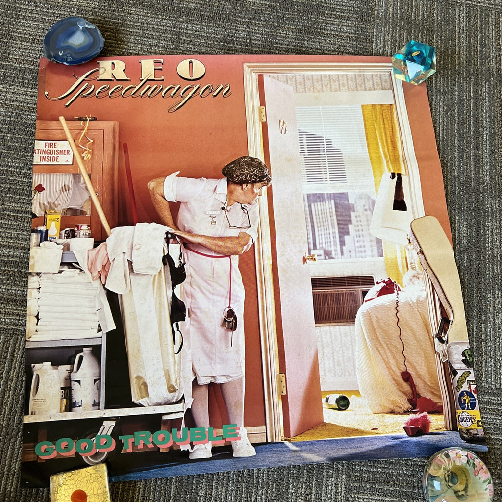 Reo Speedwagon 1982 Good Trouble Album Promotional Poster 100% Original  #350