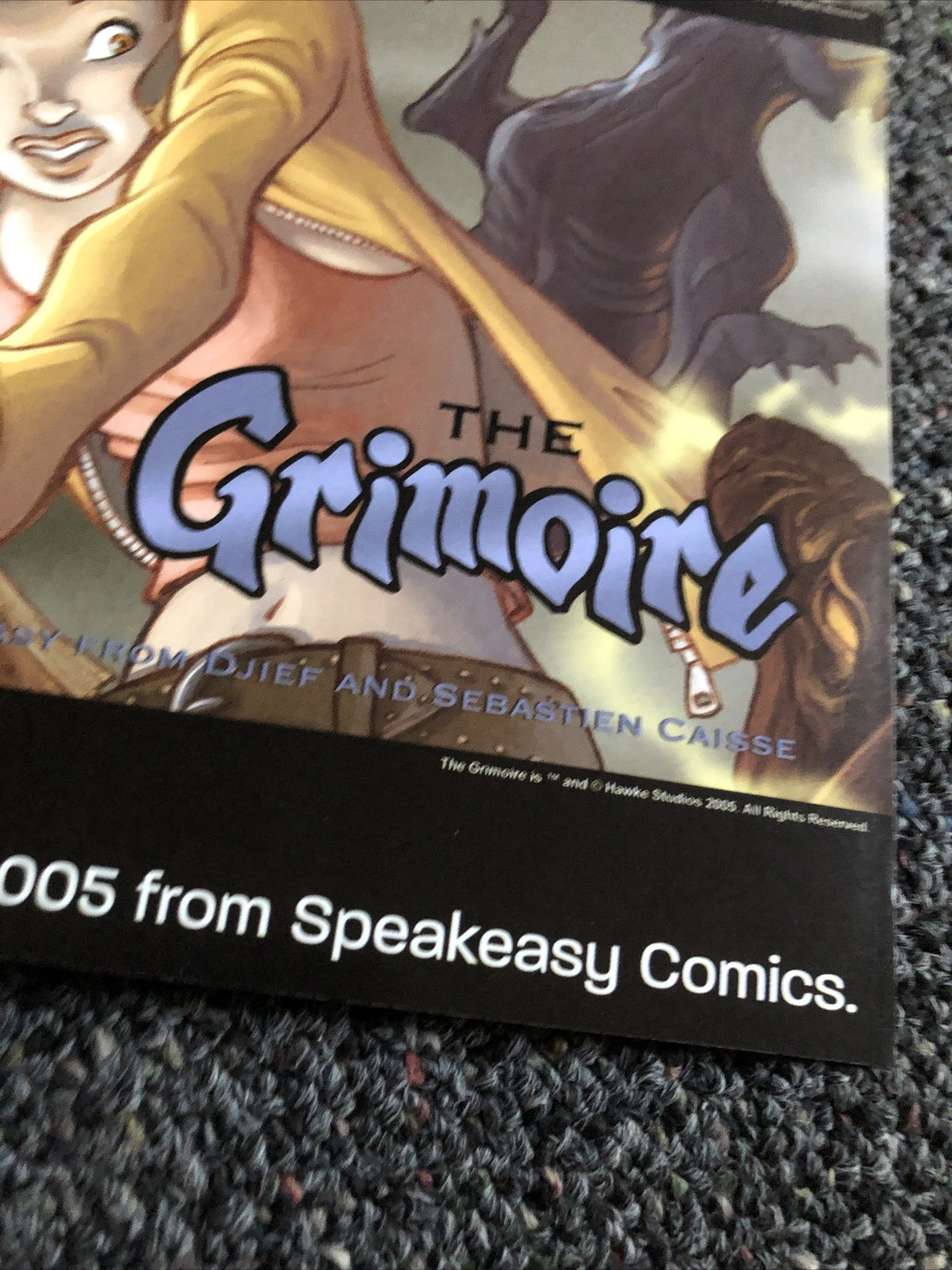 Atomika- Yoshitaka Amanos Hero- The Grimoire 18”x12”1