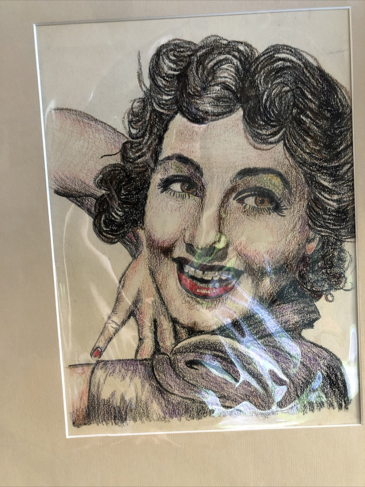 Hand drawn Frames Photo Of Jean Parker 20”X16”0
