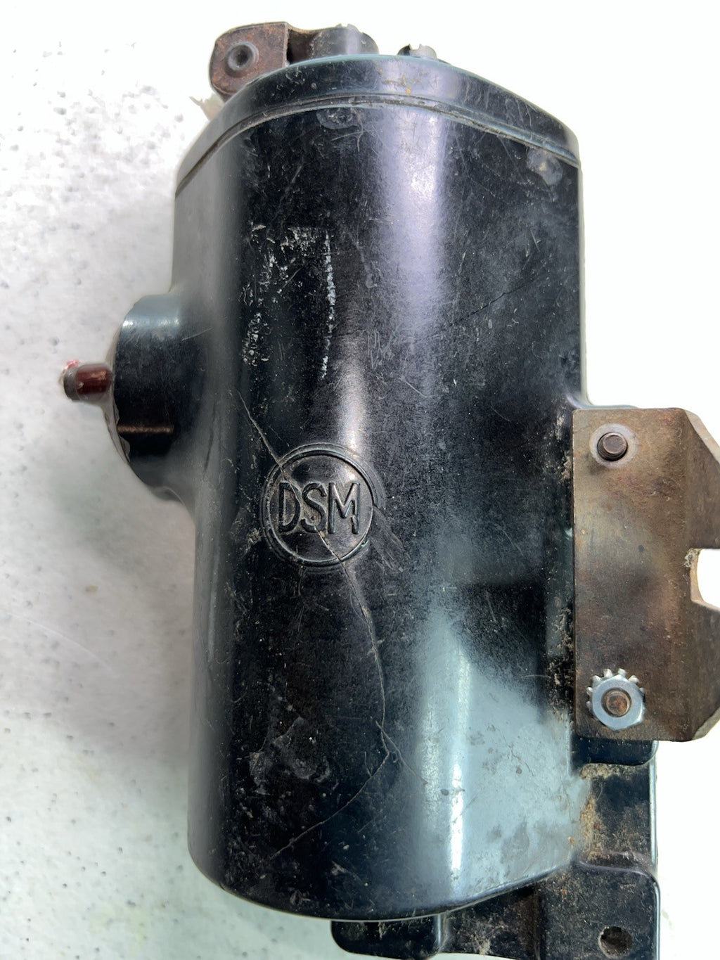 Vintage DSM Electric Motor Generator Starter Industrial Hot Rod3