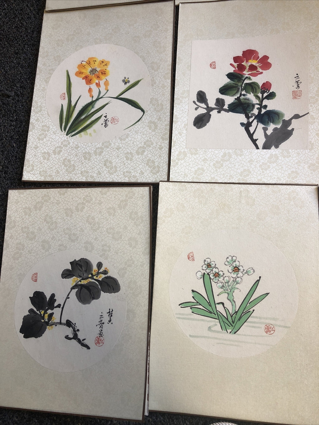 Vintage Japanese Woodblock Prints Lot Of 152