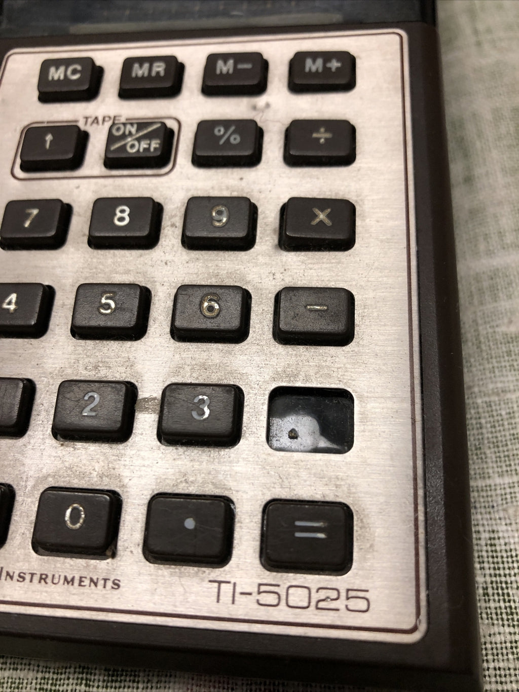 Vintage Texas Instrument TI-5025 Electronic Calculator UNTESTED1