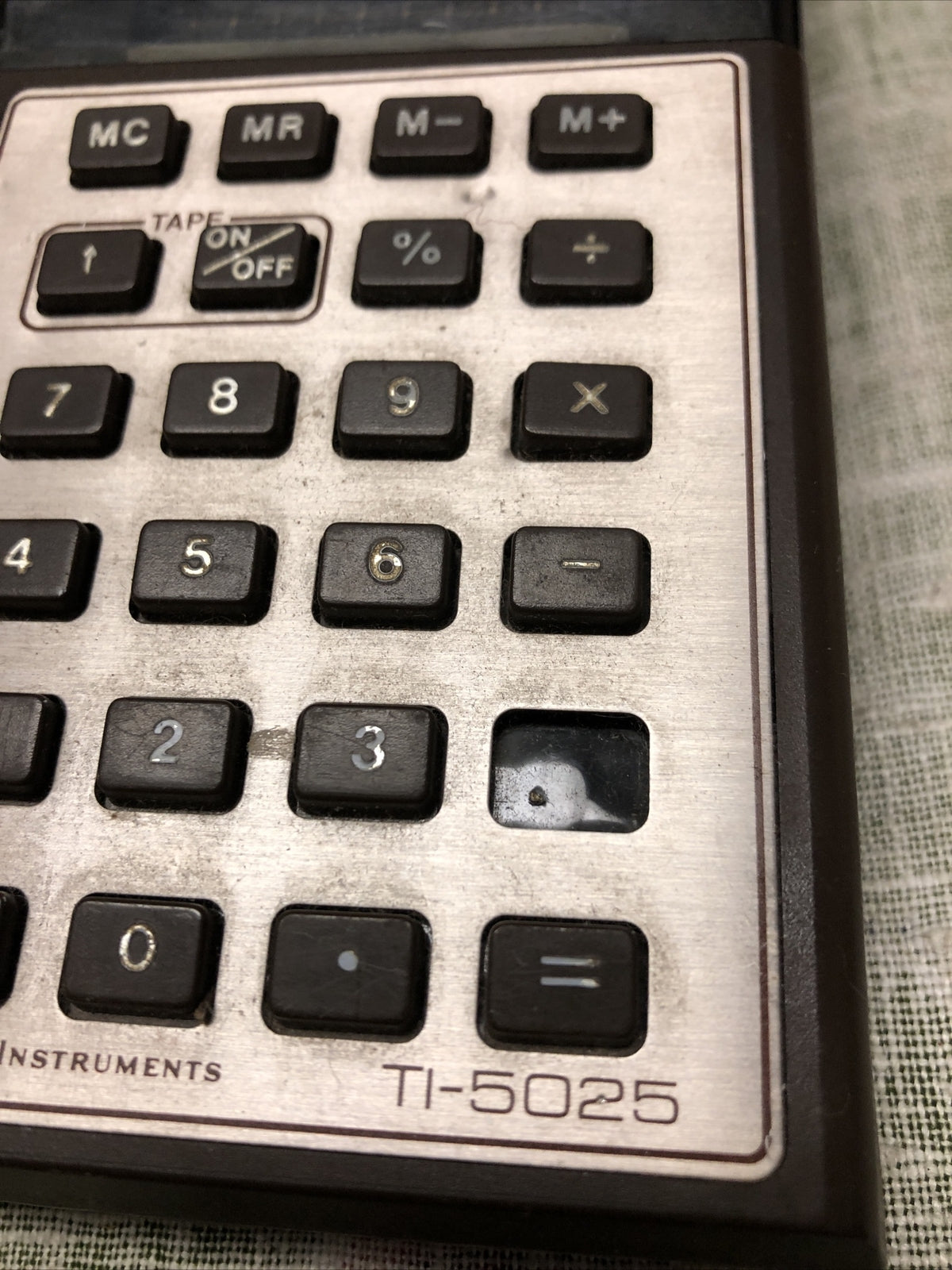 Vintage Texas Instrument TI-5025 Electronic Calculator UNTESTED1